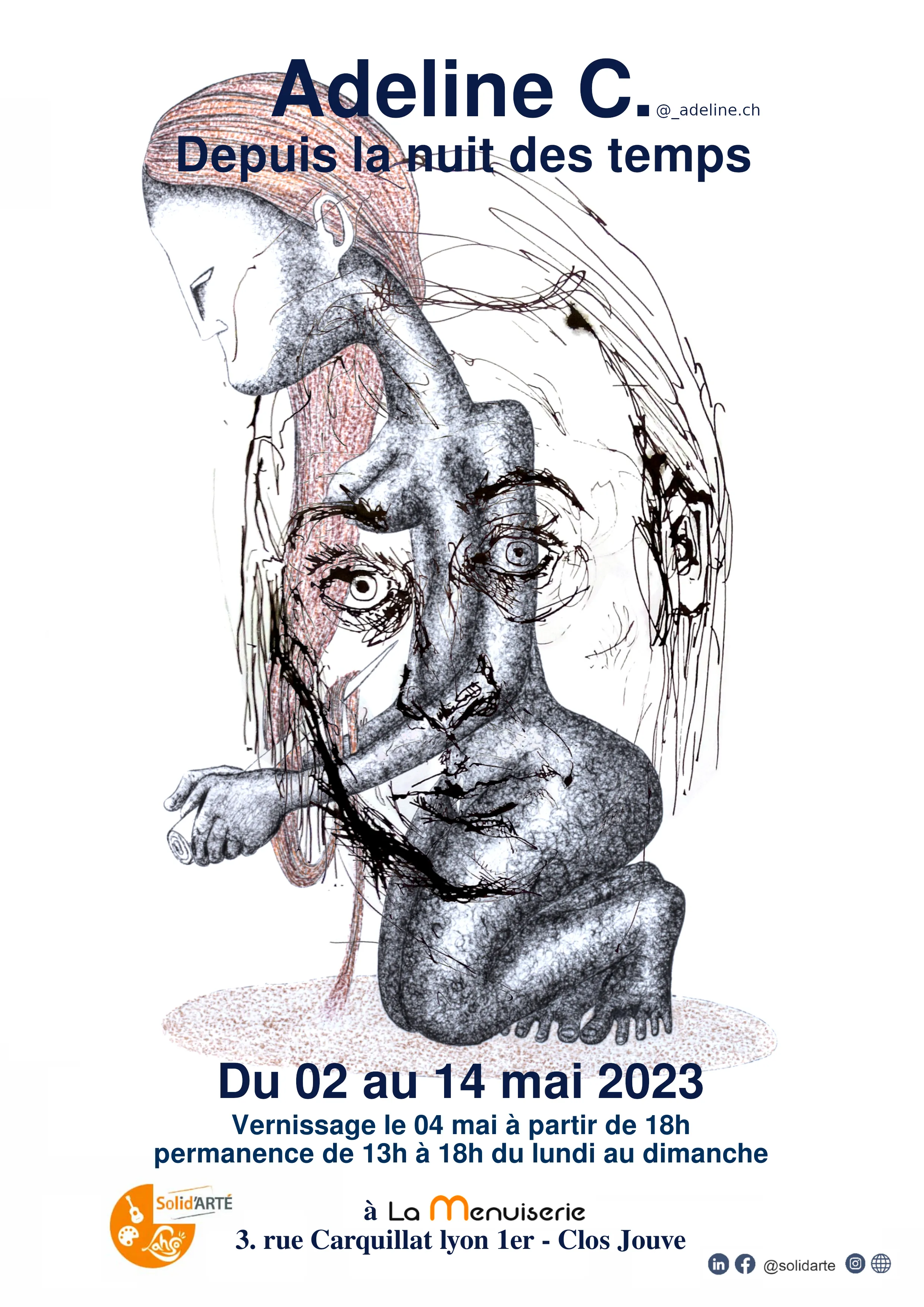affiche exposition adeline mai2023