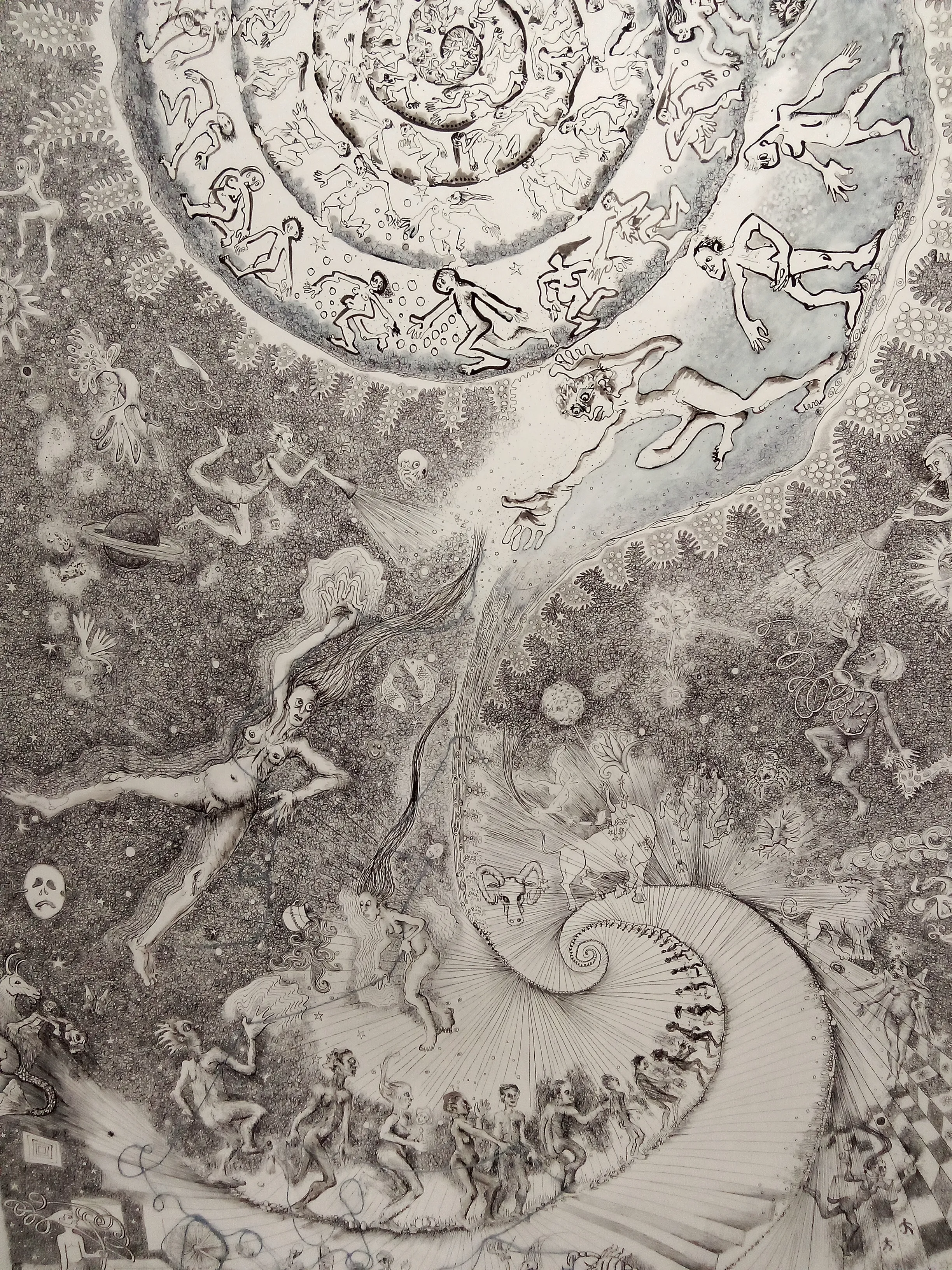 Spirale du temps...triptyque4 detail1